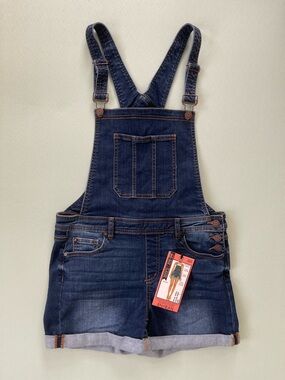 NWT Classic Mid-Rise Denim Cuffed Shortall